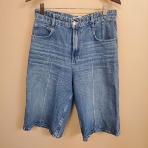 MANGO Denim Bermuda Shorts SIZE 4